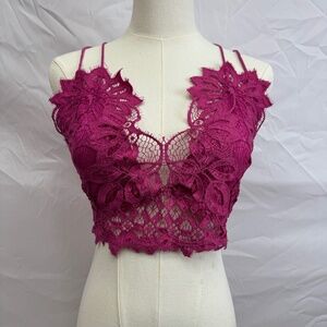 Peach Love Pink Lace Bralette. Brand New without Tags. Size Large